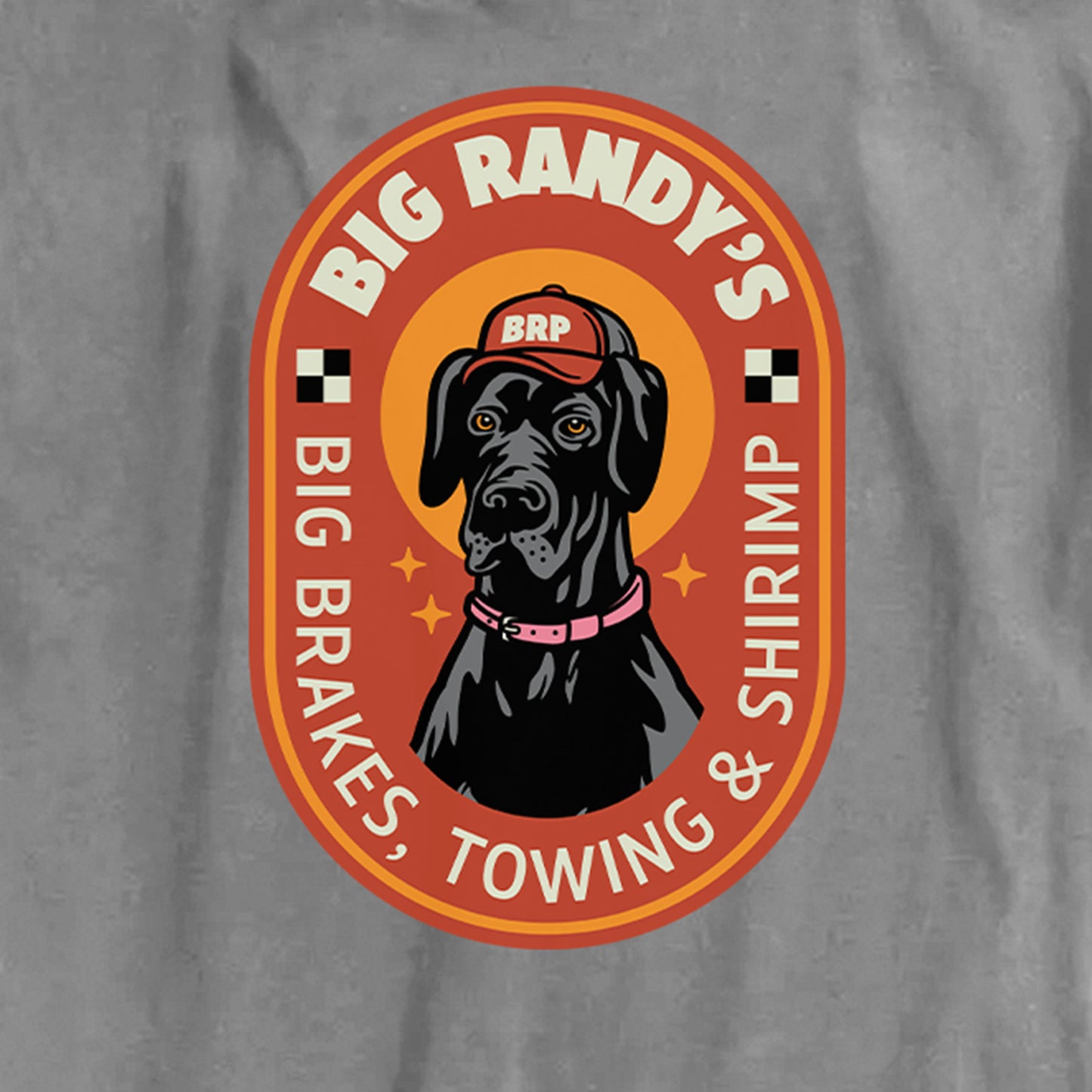Women's Big Randy Big Brakes Towing and Shrimp Tee
