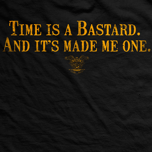 Old Man's Club Time Is A Bastard Normal-Fit T-Shirt
