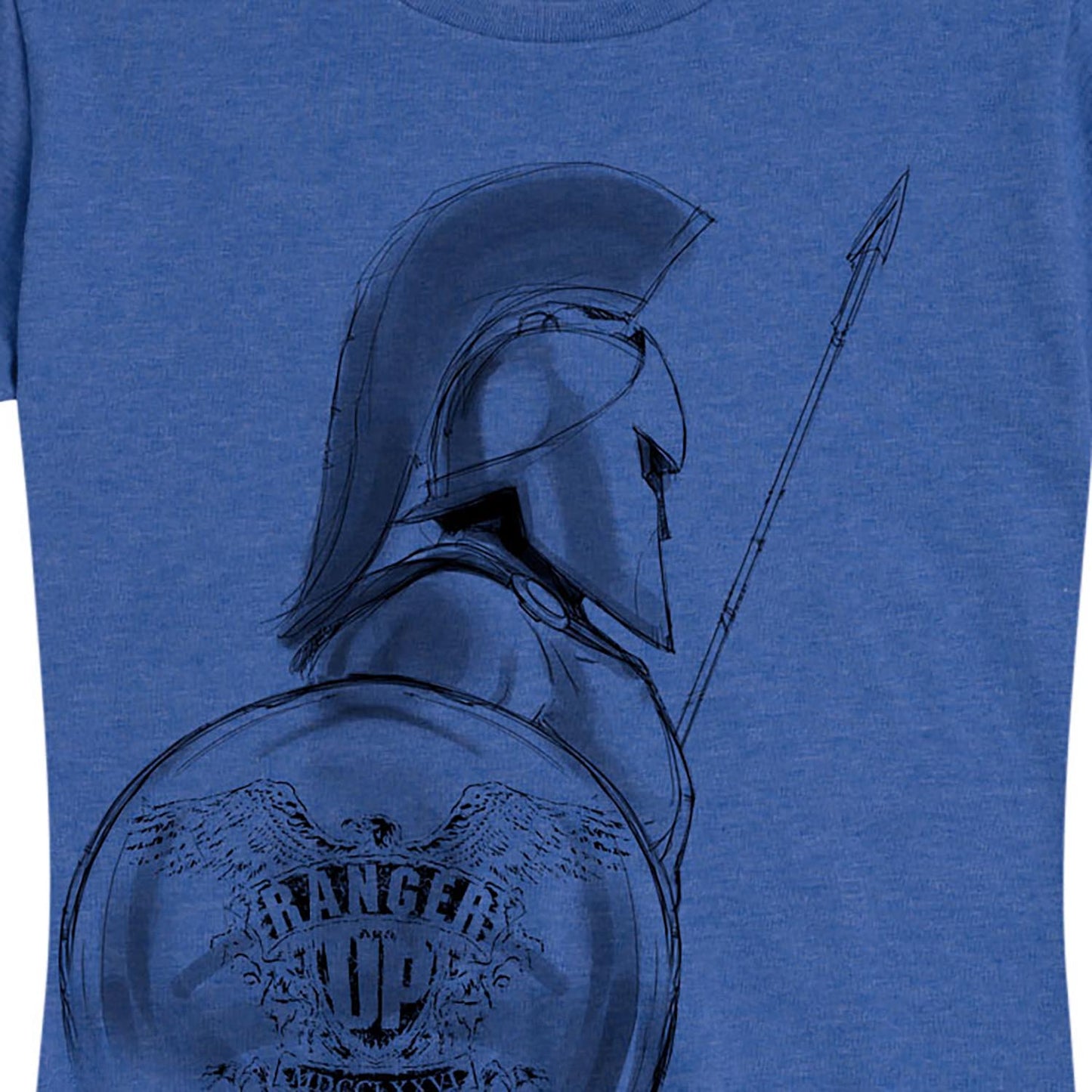 Women's Blue Spartan Tee