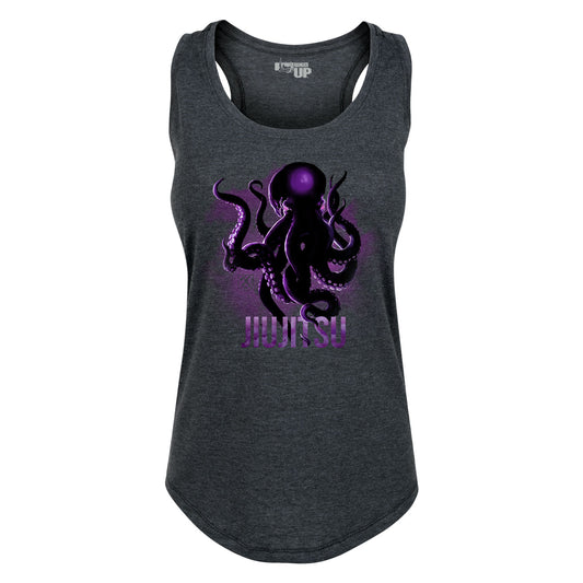 Women's Jiu Jitsu Purple Octopus Racerback Tank