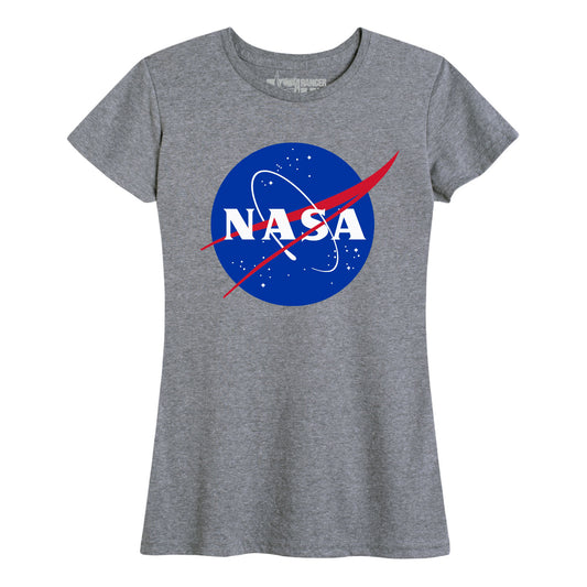 Women's NASA "Meatball" Insignia Tee Gray
