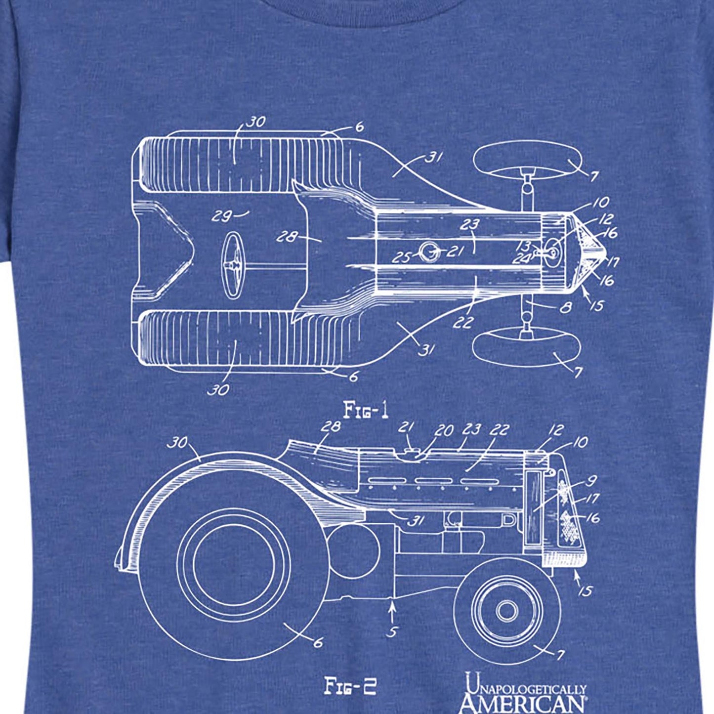Women's Tractor Blueprint Tee