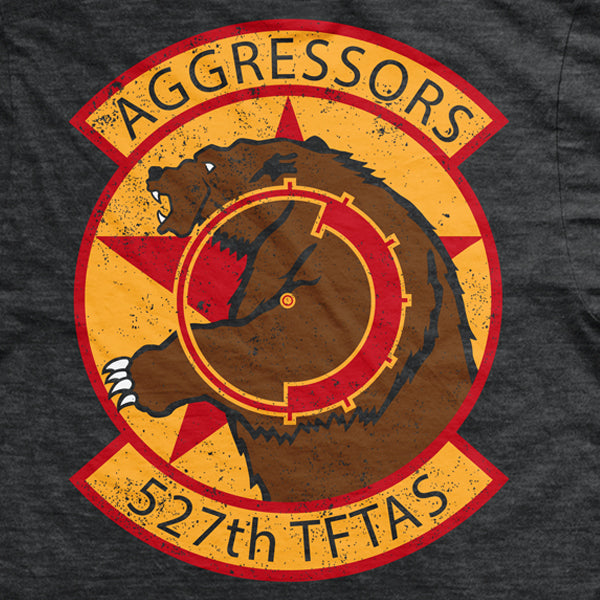 GOEF: 527th TFTAS T-Shirt Heather Charcoal