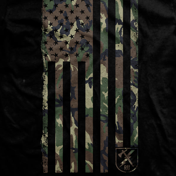 BDU Camo Flag T-Shirt