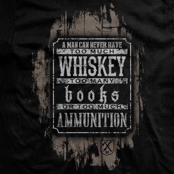 Books, Whiskey and Ammunition T-Shirt