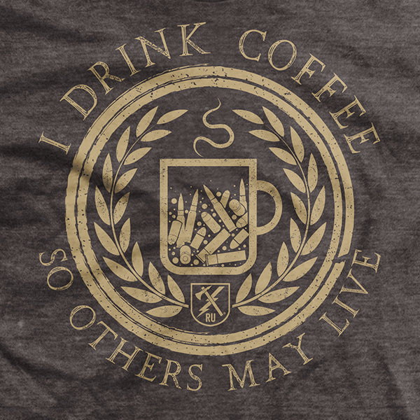 I Drink Coffee - Brown - T-Shirt