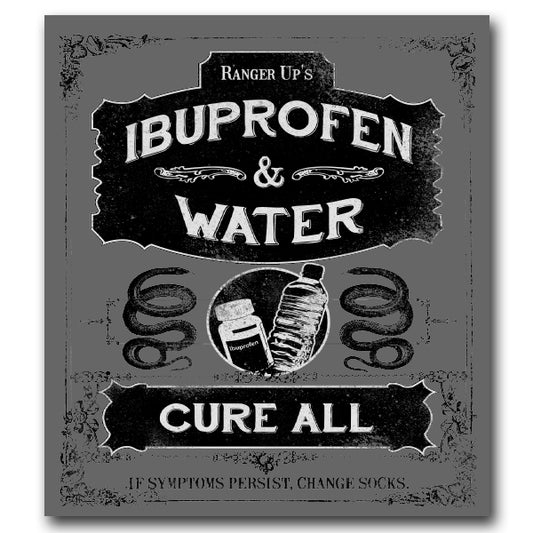Ibuprofen & Water Sticker