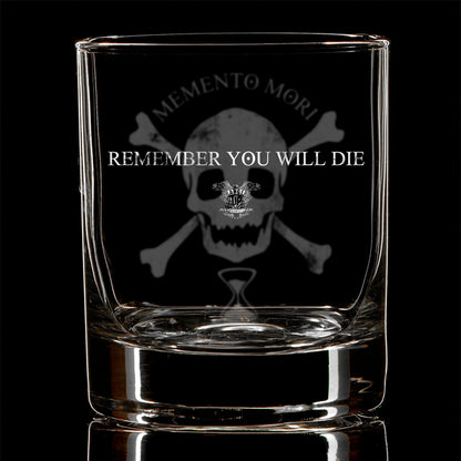 Memento Mori Whiskey Glass