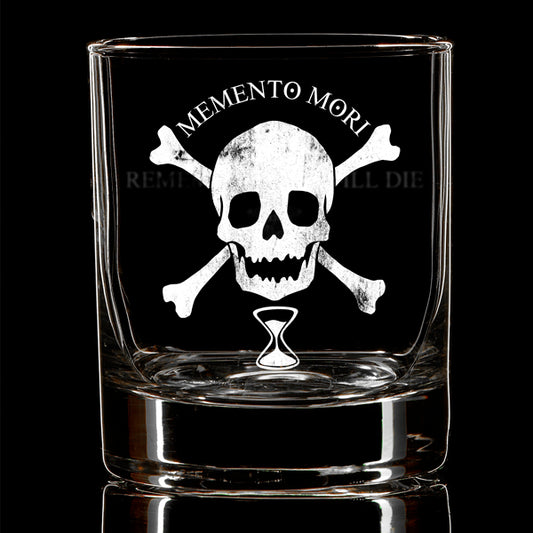 Memento Mori Whiskey Glass