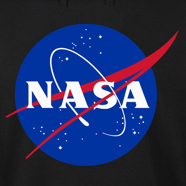 NASA Logo Hoodie Black