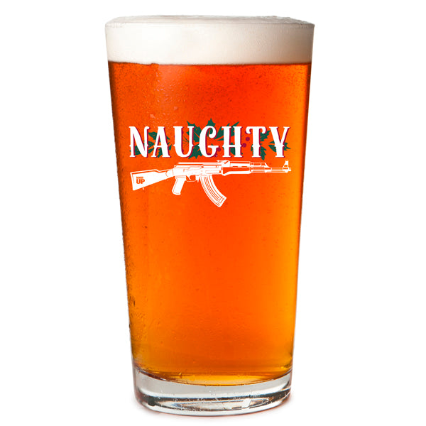 Naughty Pint Glass