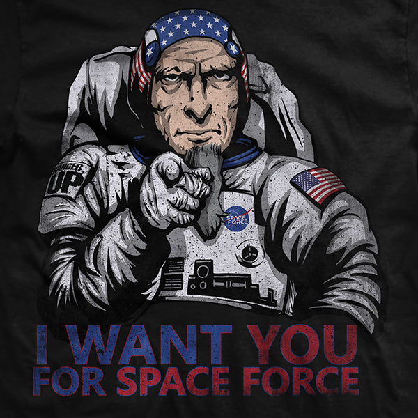 Space Force Uncle Sam T-Shirt