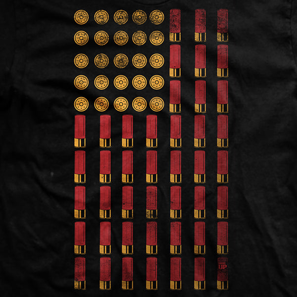 Shotgun Shell Flag T-Shirt