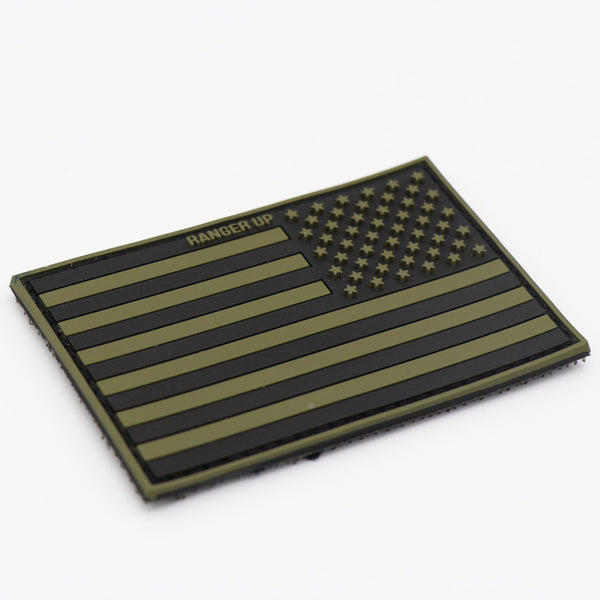 Subdued American Flag PVC Patch