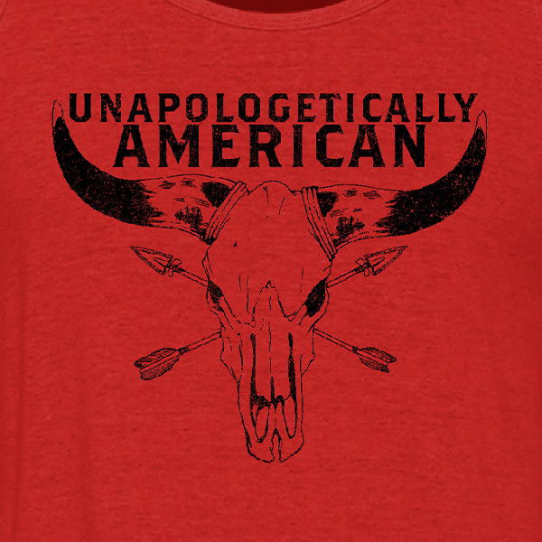 Unapologetically American Skull Tank