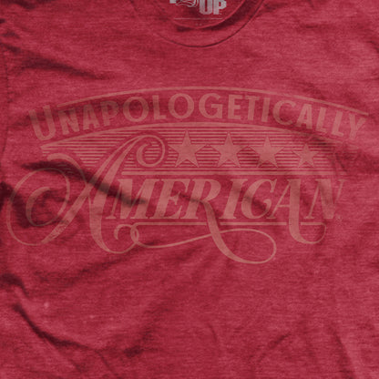 Unapologetically American Washed Out - Red - T-Shirt