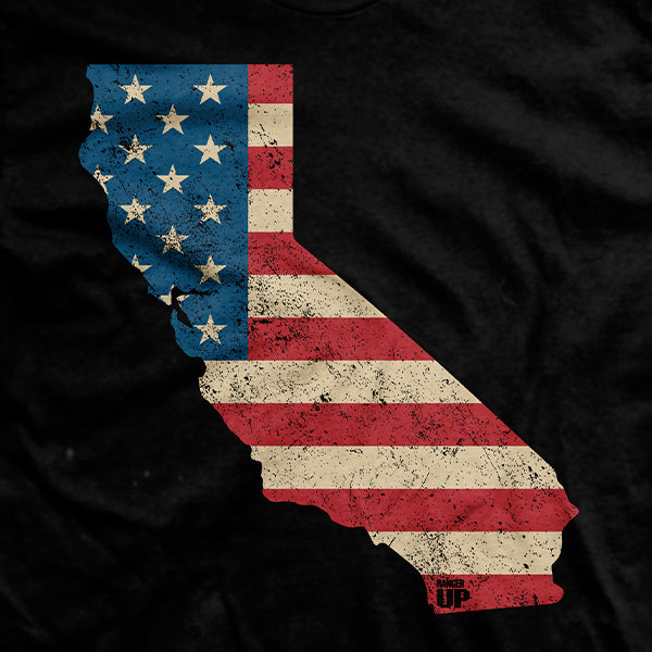 U.S Flag - California T-Shirt