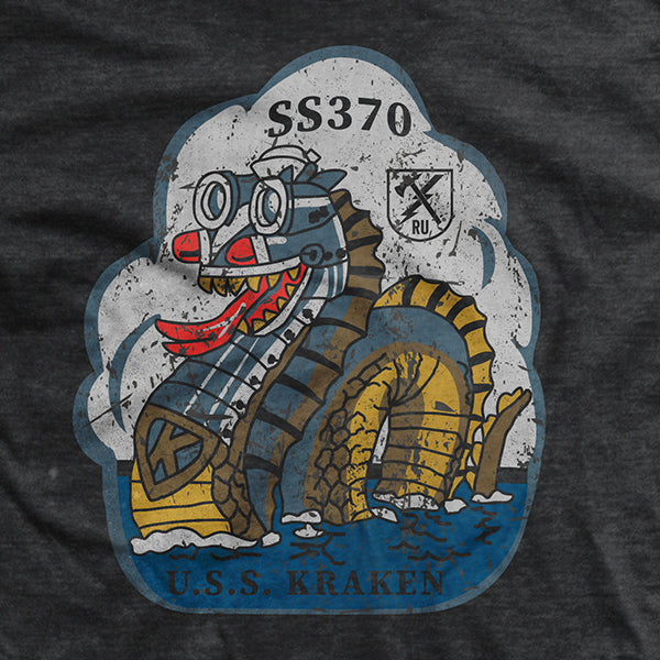 USS Kraken Submarine Patch T-Shirt