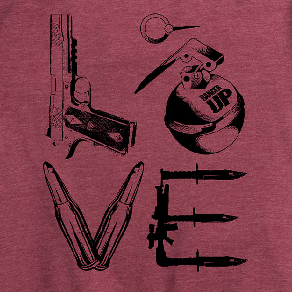 Women's Red Love Tee