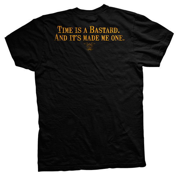  Old Man's Club Time Is A Bastard Normal-Fit T-Shirt