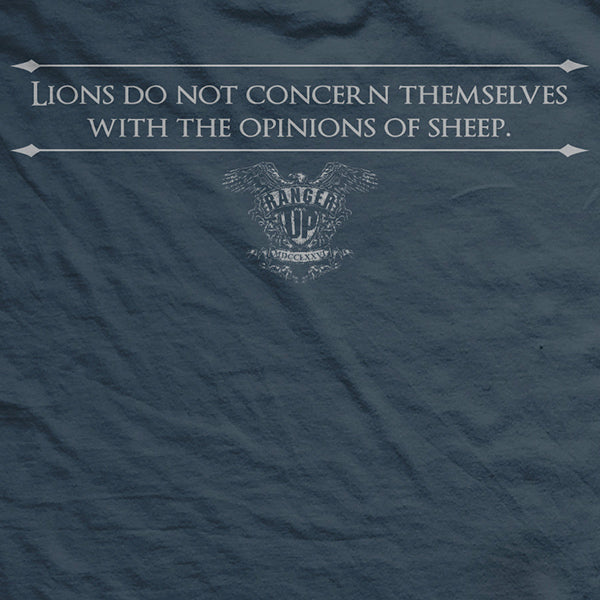 Live As a Lion Ultra-Thin Vintage T-Shirt