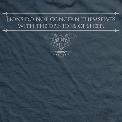 Live As a Lion Ultra-Thin Vintage T-Shirt