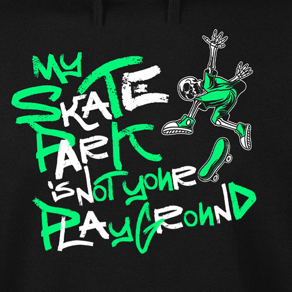 My Skate Park Green Hoodie
