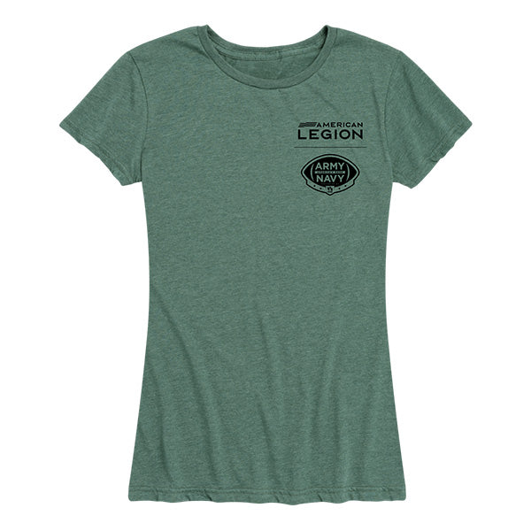 Womens Army-Navy Old Timey T-Shirt by the American Legion