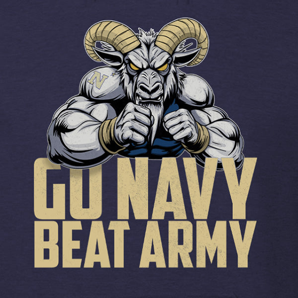 Army-Navy Go Navy Goat Hoodie by the American Legion
