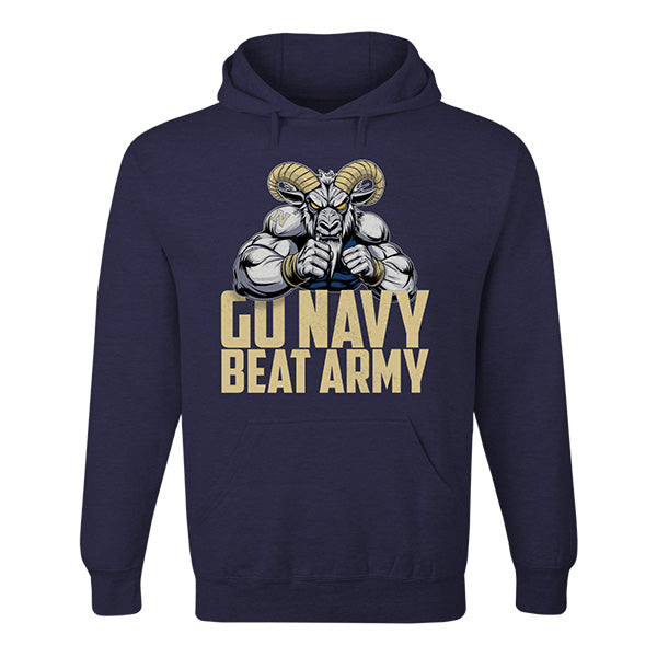 Army-Navy Go Navy Goat Hoodie by the American Legion