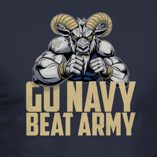 Army-Navy Go Navy Goat T-Shirt by the American Legion
