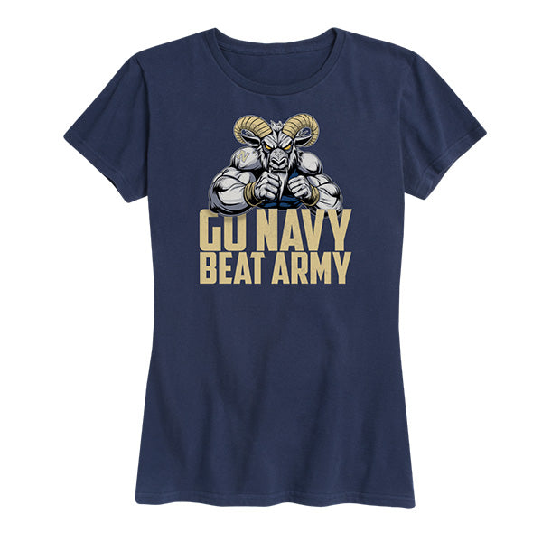 Womens Army-Navy Go Navy Goat T-Shirt by the American Legion