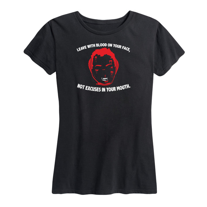 Womens Blood on Your Face Tee