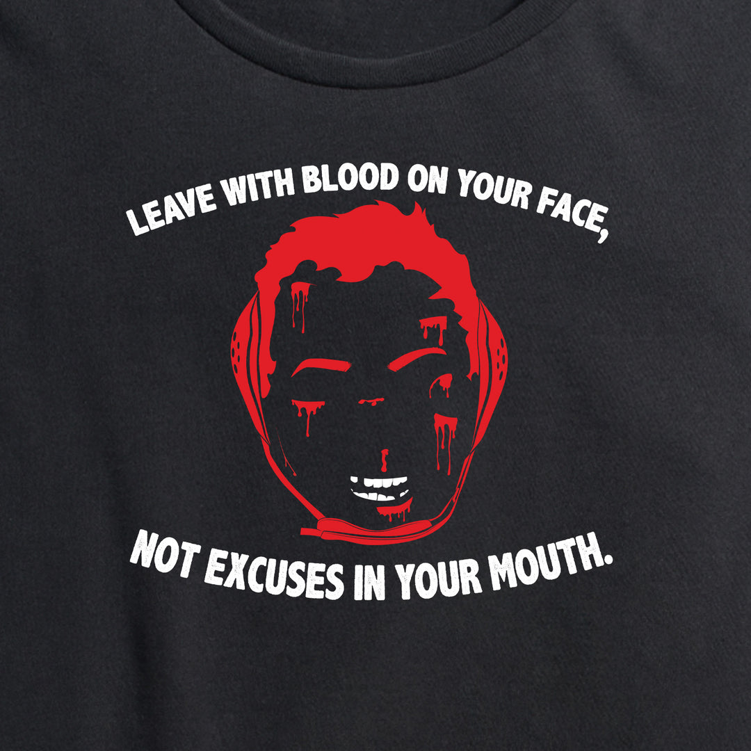Womens Blood on Your Face Tee