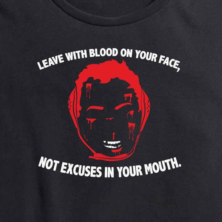 Womens Blood on Your Face Tee