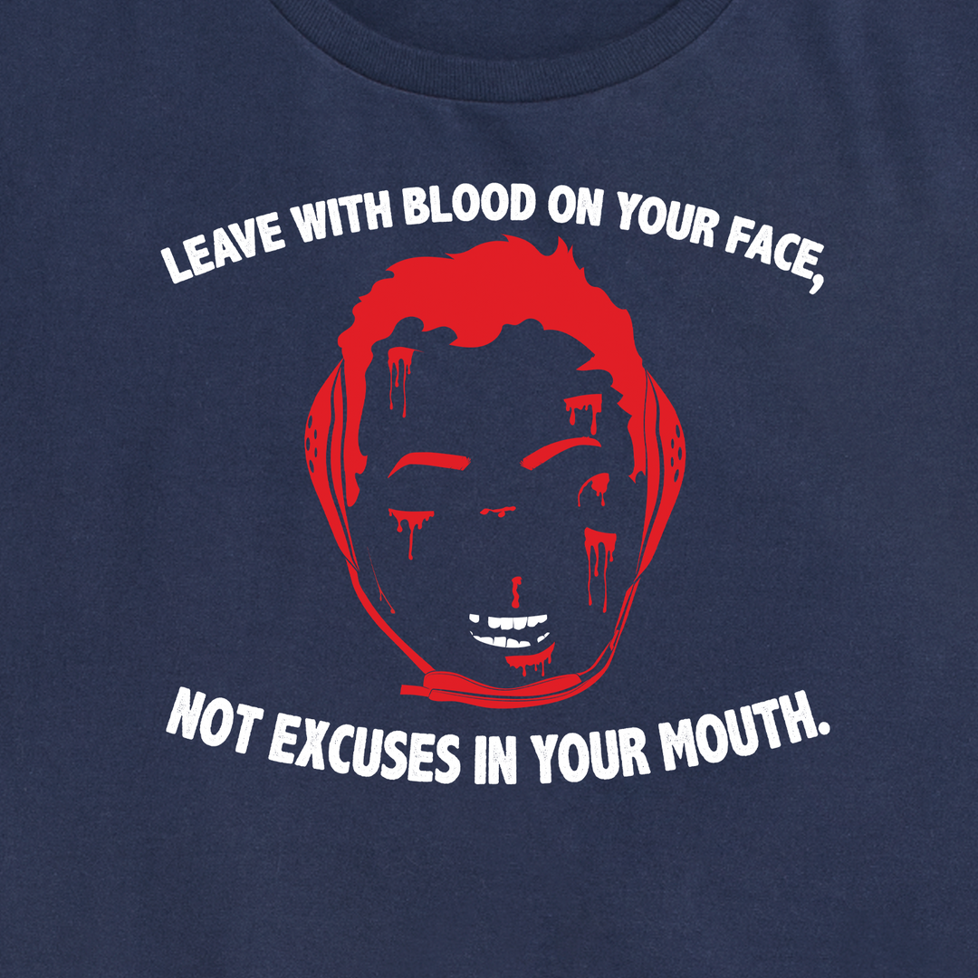 Womens Blood on Your Face Tee