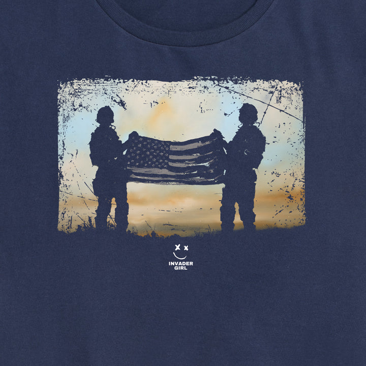 Womens Flag Soldiers Tee