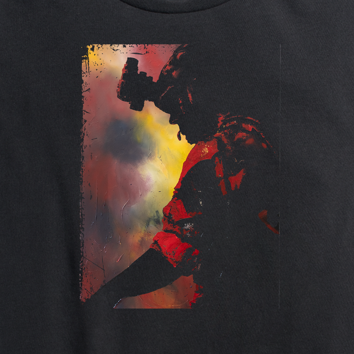 Womens Red Soldier Tee
