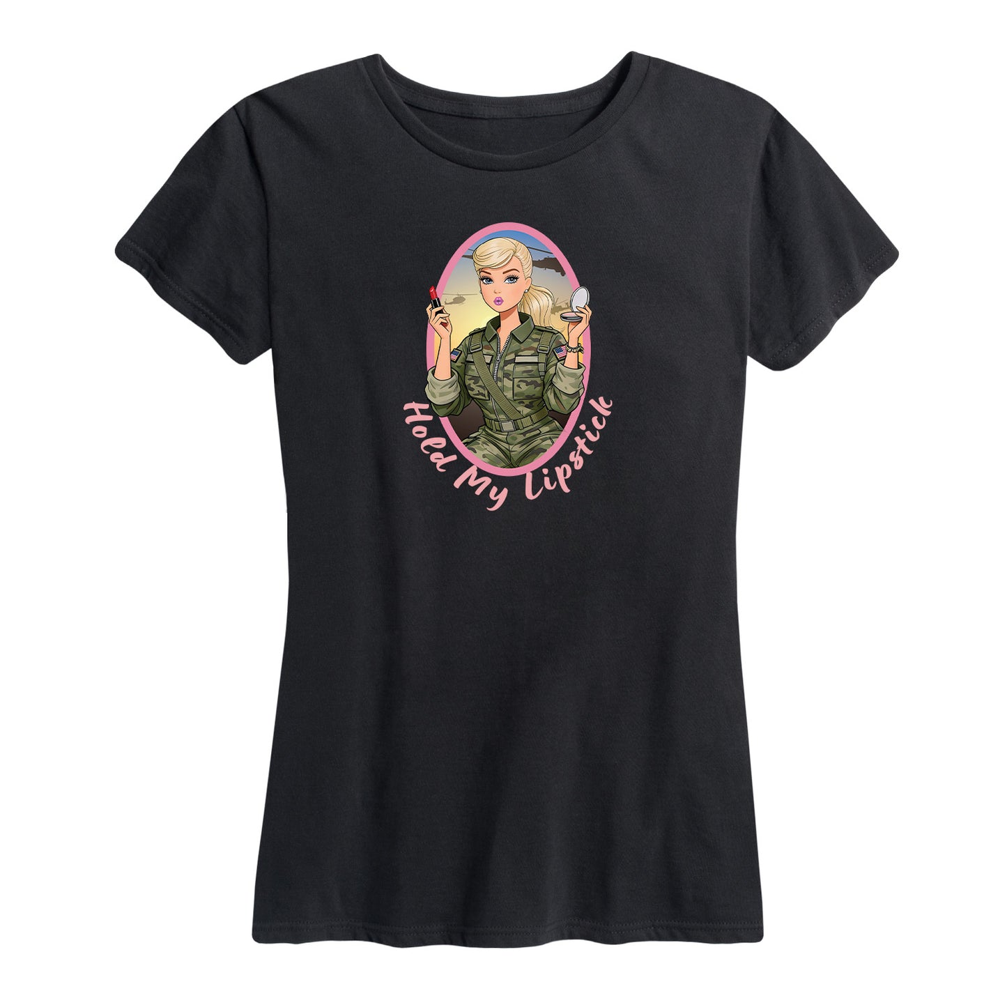 Womens Hold My Lipstick Tee