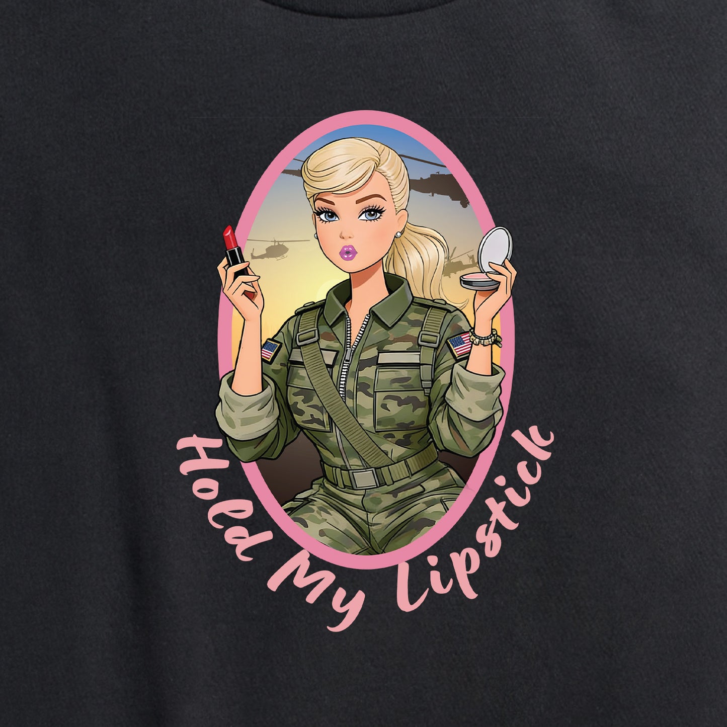 Womens Hold My Lipstick Tee