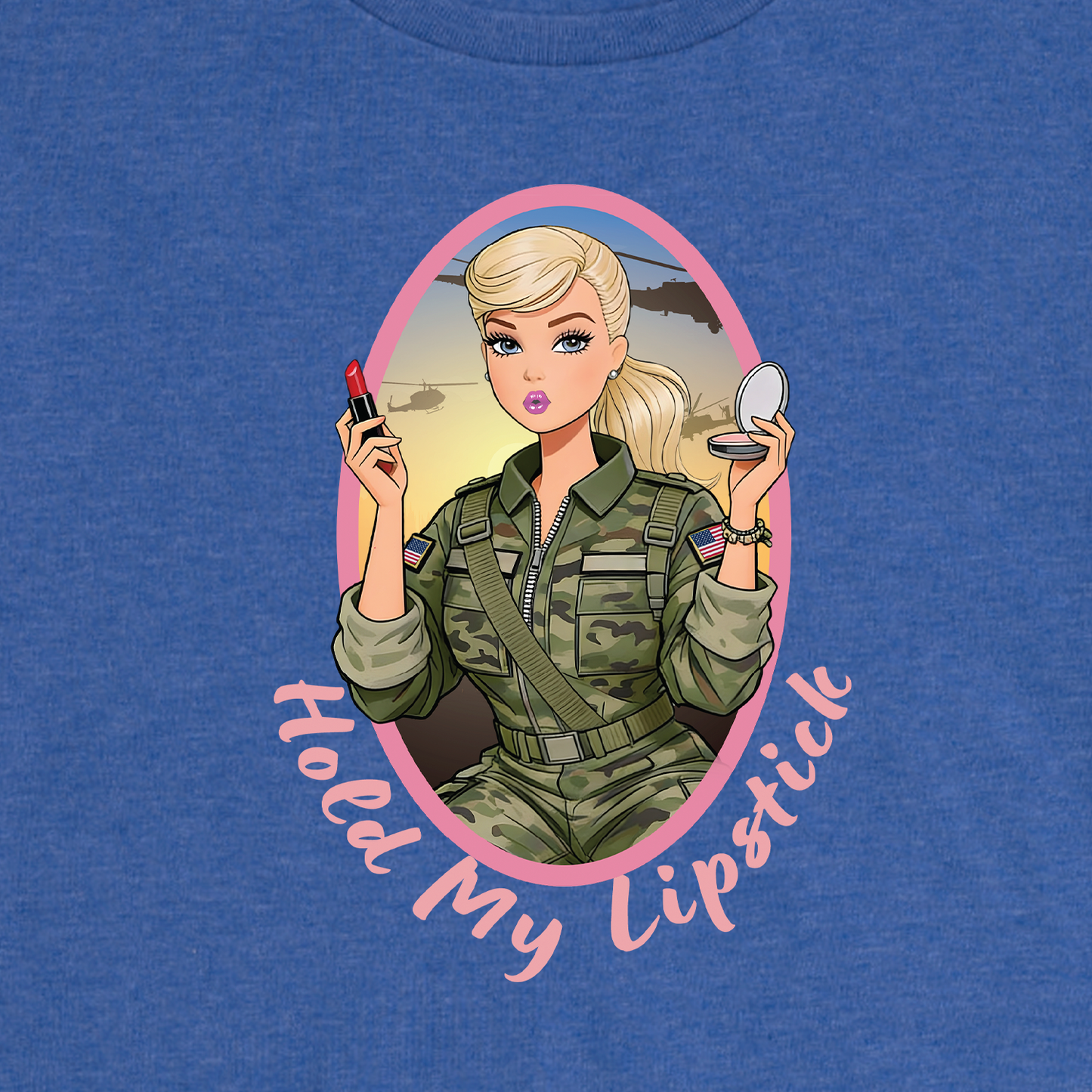 Womens Hold My Lipstick Tee