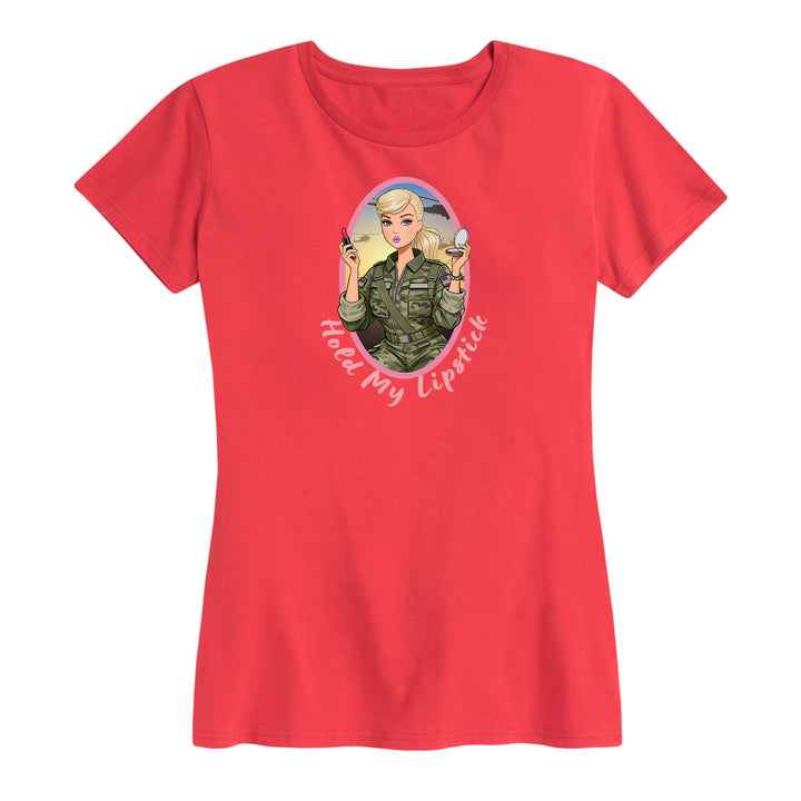 Womens Hold My Lipstick Tee