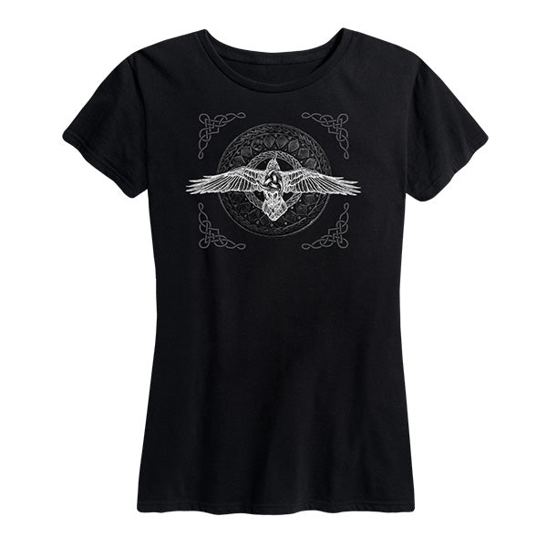 Womens Black Raven Tee