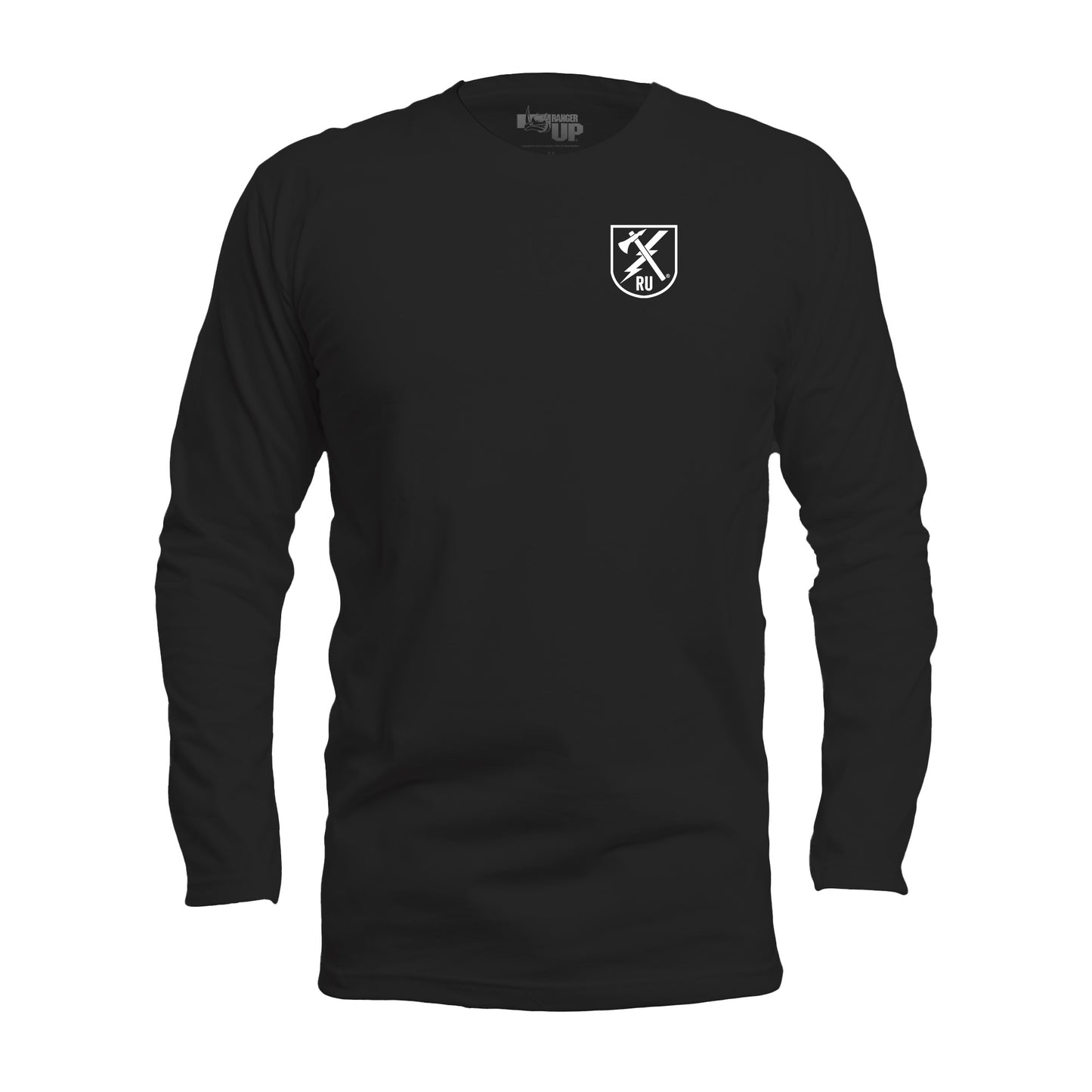 Ranger Up Tomahawk and Bolt Pocket Logo Long Sleeve T-Shirt