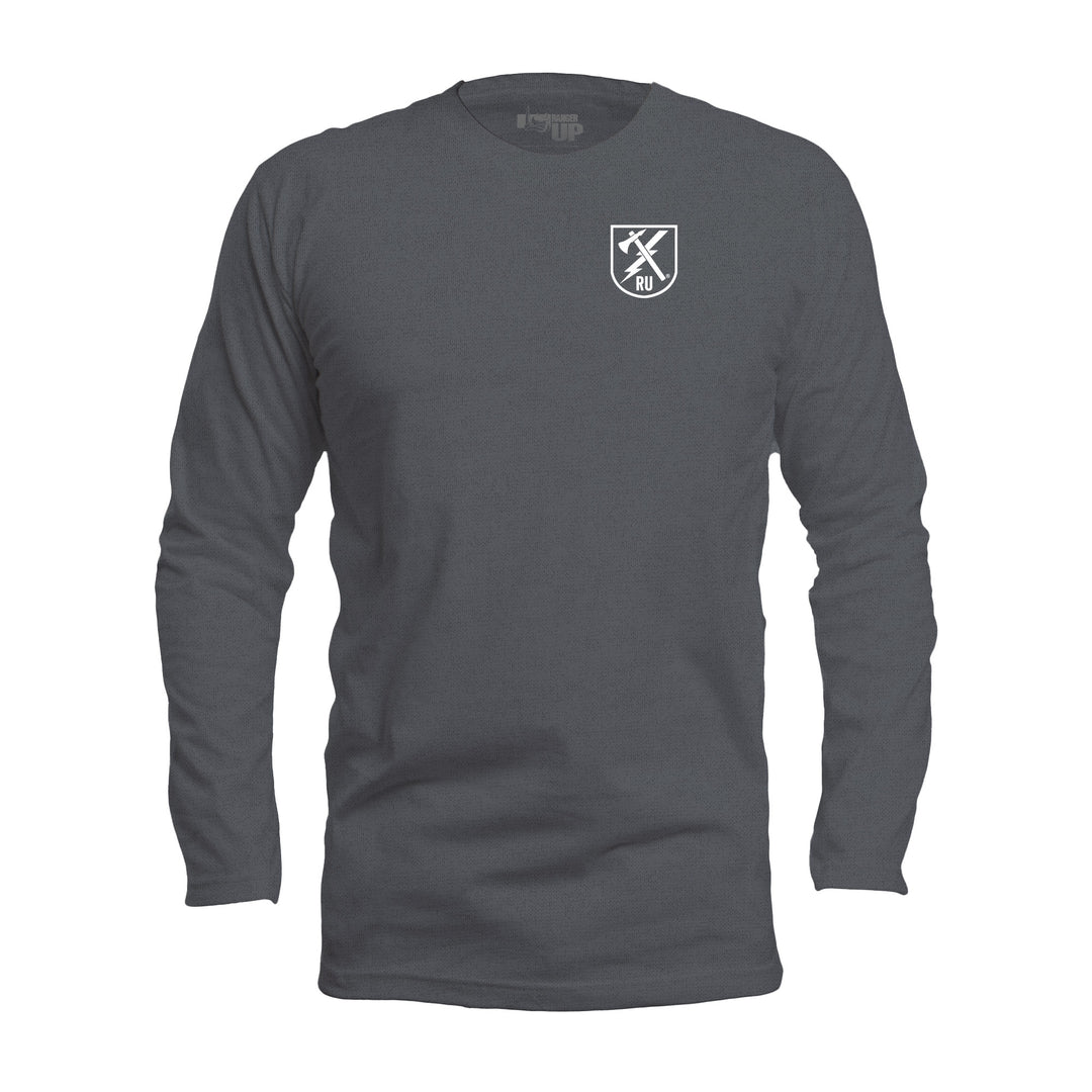 Ranger Up Tomahawk and Bolt Pocket Logo Long Sleeve T-Shirt