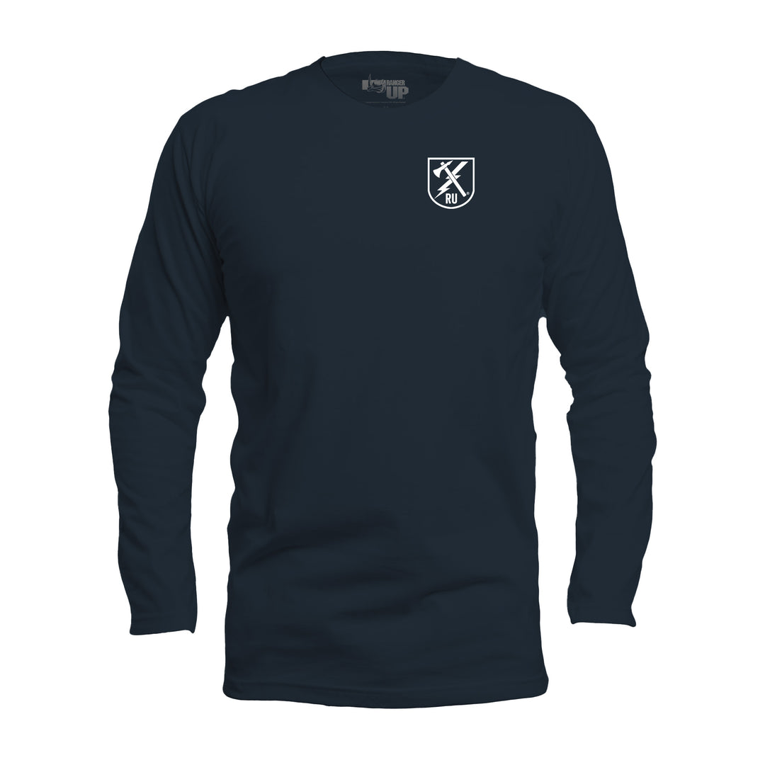 Ranger Up Tomahawk and Bolt Pocket Logo Long Sleeve T-Shirt