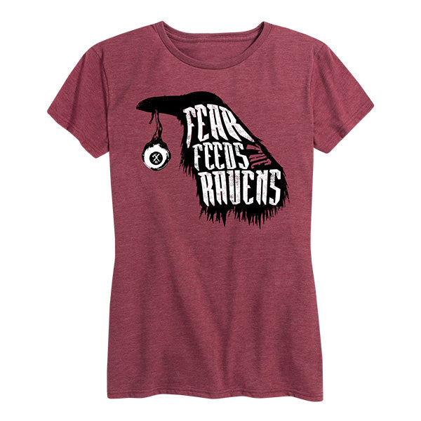 Womens Fear Feeds the Ravens Tee