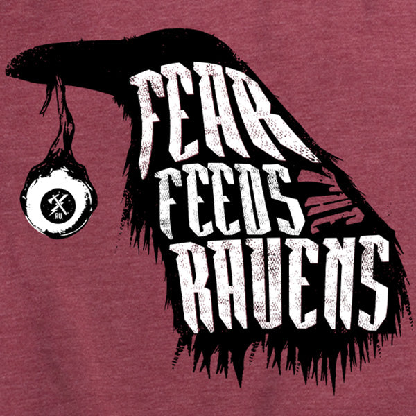 Womens Fear Feeds the Ravens Tee