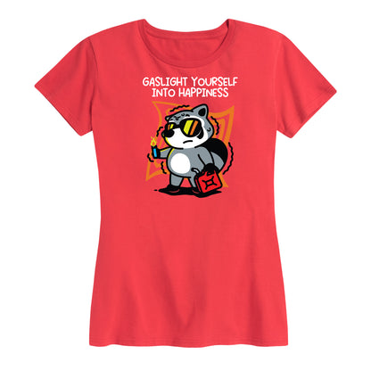 Women's Gaslight Yourself Into Happiness Tee