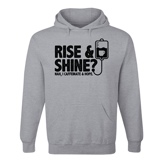 Grey Rise and Shine Hoodie